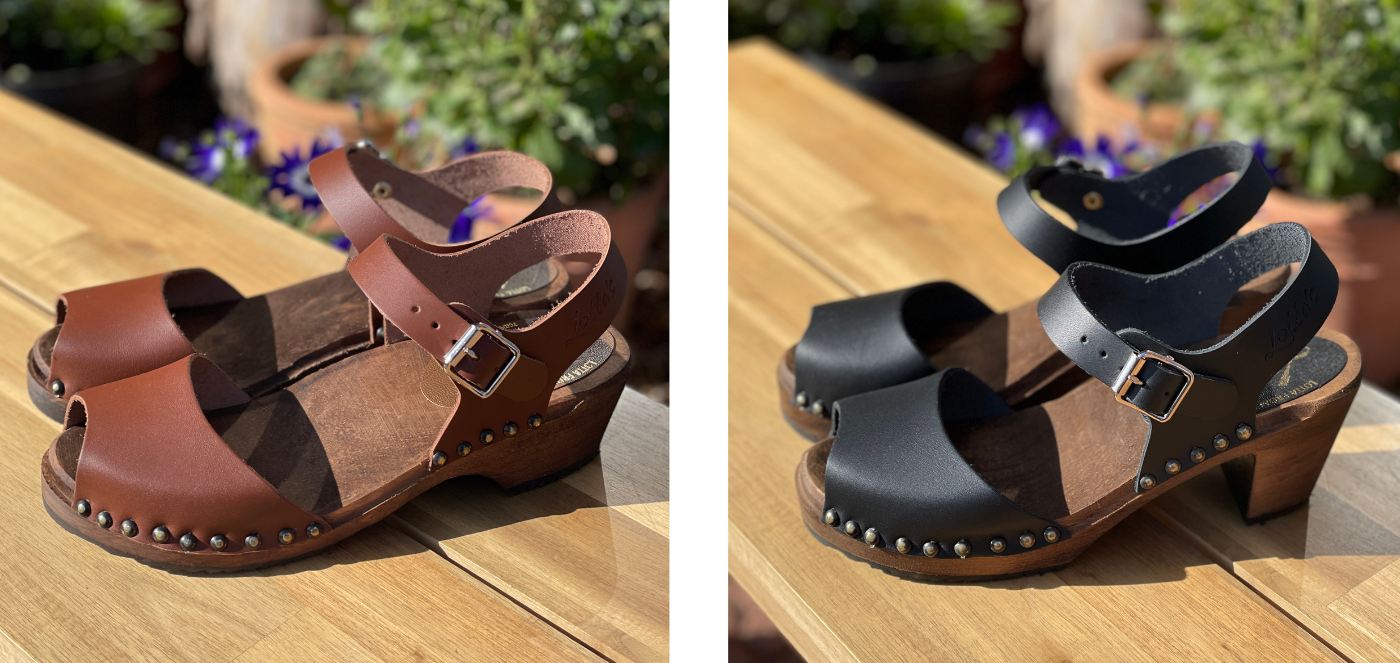 Open Toed Clogs for women with studs