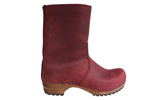 Sanita Risotto Boots in Bordeaux Soft Oil Leather