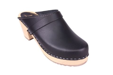 Lotta From Stockholm Classic High Clog in Black Rev Side 2