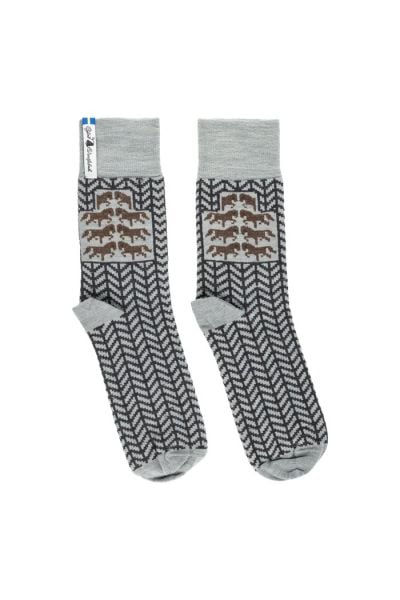 Öjbro Gotland Grå Merino Wool Socks