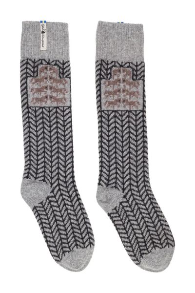 Öjbro Gotland Grå Wool Socks
