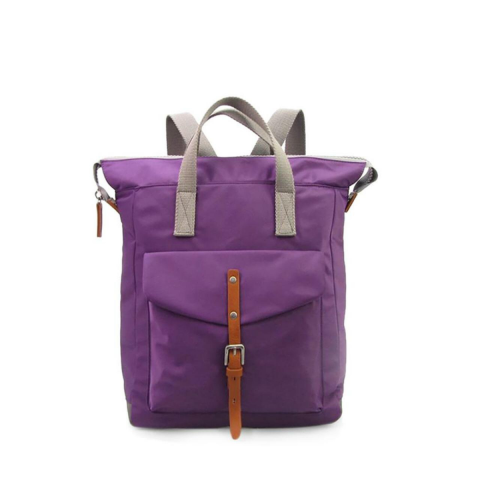 Roka Bantry C Medium Rucksack Bag Backpack in Purple front view