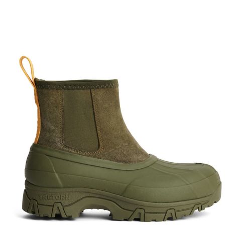 Tretorn Ahus Waterproof Boots in Olive. Lotta from Stockholm