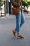 High Heel Clogs Tractor Sole Brown Oiled Nubuck