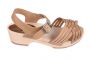 Matilda Low Braided Clogs in Fawn Oiled Nubuck Leather Seconds 