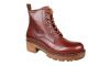 Ten Points Clarisse Lace-up Chelsea Boot in Chocolate