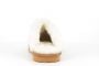 Sheepskin Torino Mule Slippers in Chestnut with Fur Trim