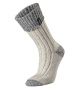 Holebrook Brommo Raggsocka in off white and grey