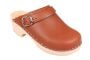 Little Lotta's Tan Kids Clogs