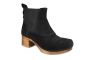 Lotta's Ingrid Clog Boot in Black Oiled Leather