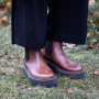 Ten Points Alina Chelsea Boots in Brown Lotta from Stockholm