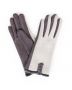 Powder Amanda Faux Suede Gloves in Charcoal and Slate