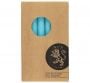 British Colour Standard- Turquoise Blue Dinner Candles 6 per pack