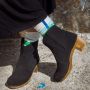 Unmade Copenhagen Tenna Socks in Art Off White, Blue & Green
