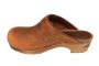 Sanita Chrissy Clogs in Chestnut Oiled Leather