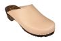 clogs shoes womens clogs in Palomino Leather with wooden brown clogs sole by Lotta from Stockholm