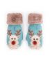 Powder Cosy Kids Rudolph Mittens in Ice