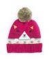 Powder Cosy Kids Cat Hat in Berry