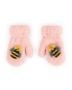 Powder Baby Bee Mittens in Candy