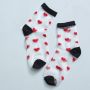 Romantic Heart Sheer Socks X 2 