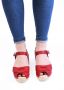 Lotta From Stockholm Low Heel Peep Toe Clog in Red
