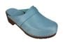 Elsa Classic in Blue Stain Resistant Nubuck on Brown Base Seconds