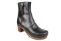 Lotta's Emma Clog Boots in Black Leather
