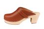 Lotta From Stockholm Classic High Clog in Tan Rev Side 