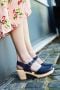 Highwood Black Clogs Natural