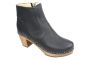 Maguba Auckland Black Clog Ankle Boots Main Image