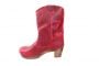 Sanita Laureen Dark Red Clog Boots