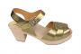 Lotta from Stockholm Peep Toe Antique Gold Side 2
