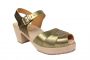 Lotta from Stockholm Peep Toe Antique Gold Main