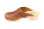 Classic Brown Oiled Nubuck Clogs Rev Side