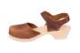 Lotta From Stockholm Low Wood Clogs in Brown Oiled Nubuck rev side