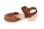 Lotta From Stockholm Low Wood Clogs in Brown Oiled Nubuck rev side 2