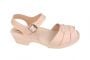 Lotta From Stockholm Low Peep Toe in Natural Leather Side 2