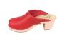 Lotta From Stockholm Classic High Clog in Red Rev Side 2