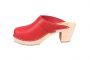 Lotta From Stockholm Classic High Clog in Red Rev Side