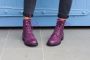 Ten Points Pandora Lace-Up Boot in Dark Purple