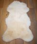 Off-white UK sheepskin rug L
