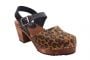 Highwood Leopard Print and Black with Brown Base