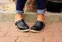 Classic black clogs with strap