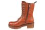 Clarisse Long Lace-up Chelsea Boot in Cognac