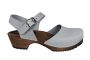 Low Wood Sea Grey Oiled Nubuck Clogs on Brown Base Seconds