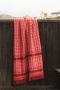 Öjbro Ekshärad Röd 100% Merino Wool Blanket 130x220cm