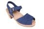 Peep toes women's clogs lazuli blue by Lotta from Stockholm