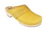 Classic Penny Clog Yellow Oiled Nubuck Leather