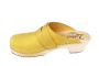 Classic Penny Clog Yellow Oiled Nubuck Leather Seconds