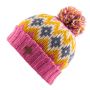 Kusan bobble hat with turn up in pink Lotta from Stockholm